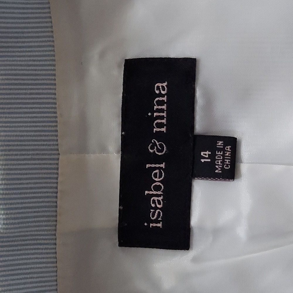Isabel & Nina cotton suit, size 14, light blue - Picture 4 of 8